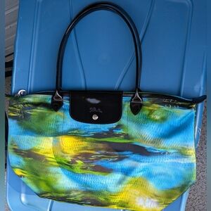 BNWT Limited edition Longchamp Neo Fantasie Le Pliage Nylon Shoulder Tote Bag